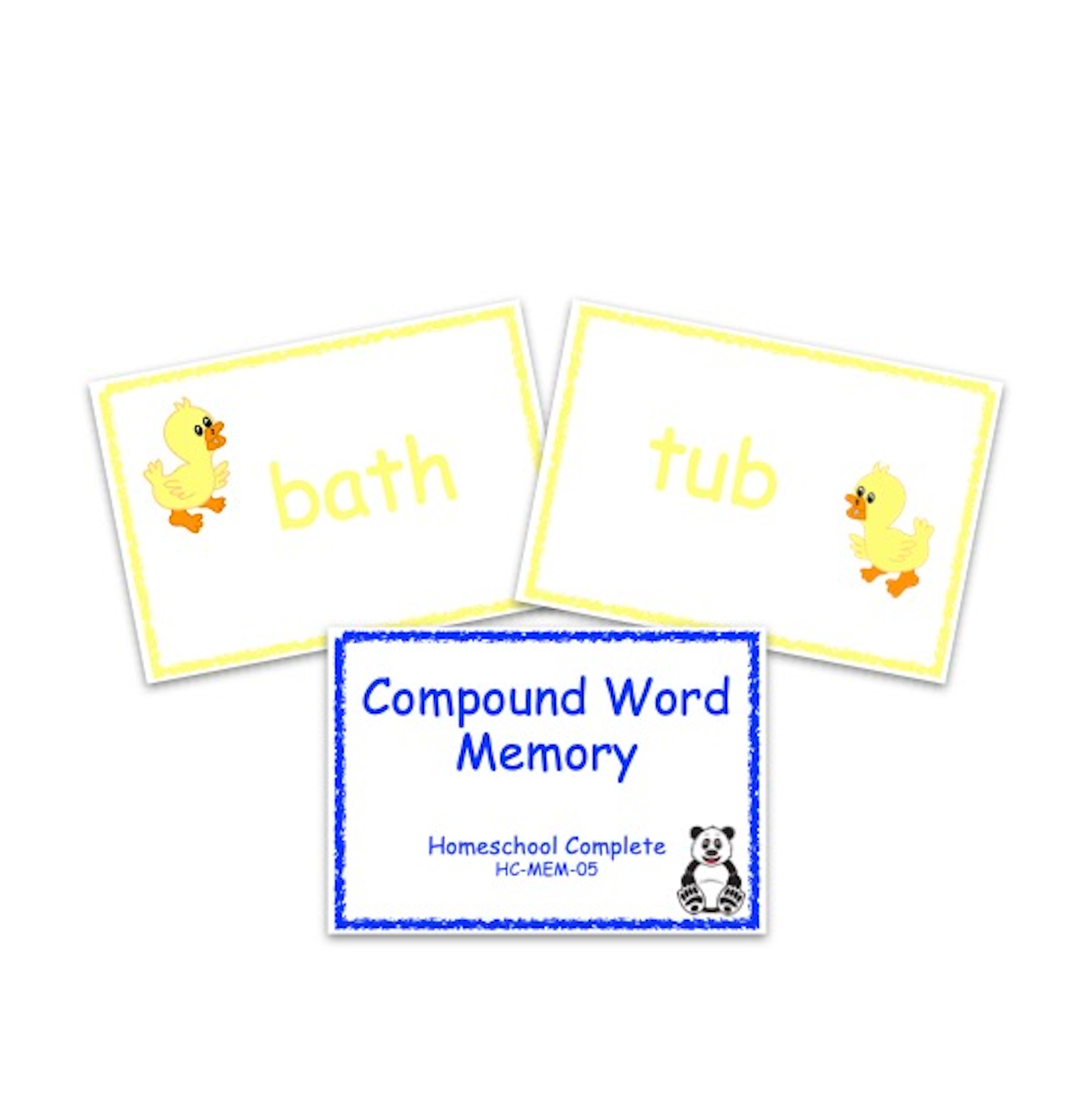 Compound Words Memory Game